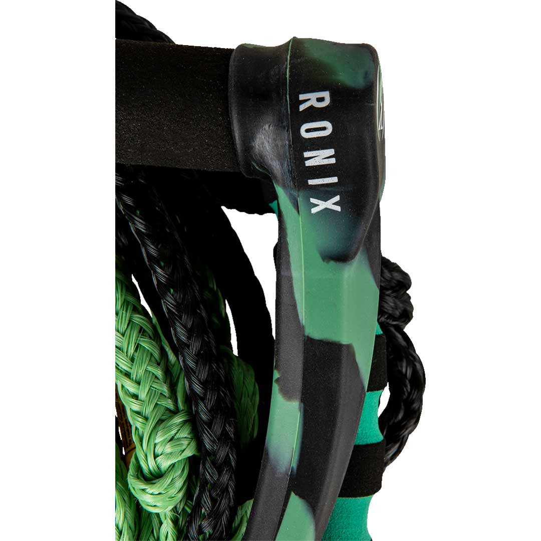 Ronix Spinner Silicone Surf Rope W/ Handle - Jade/Black | WakeHouse.com