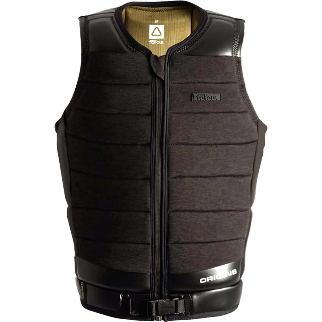 Follow Origins Pro Mens Comp Vest - Black | WakeHouse.com