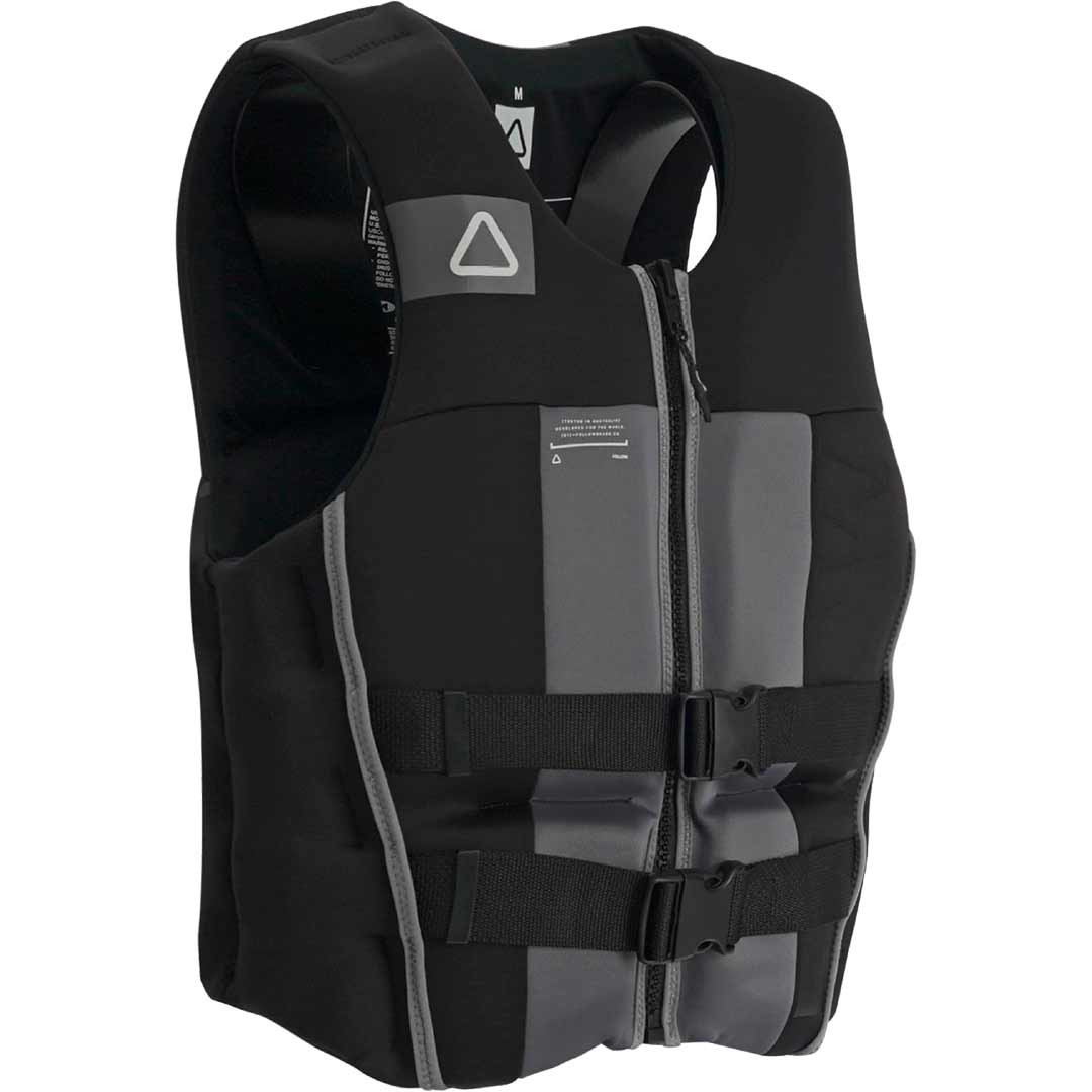 Follow Logo CGA Mens Life Jacket - Black | WakeHouse.com