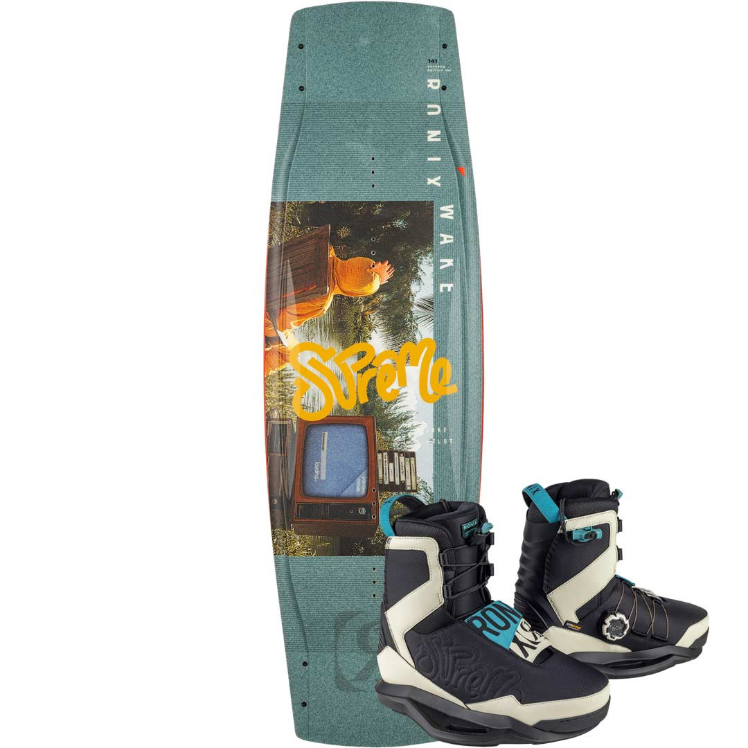 Ronix Supreme Air Core 3 Wakeboard w/ Supreme BOA Boots - 2026