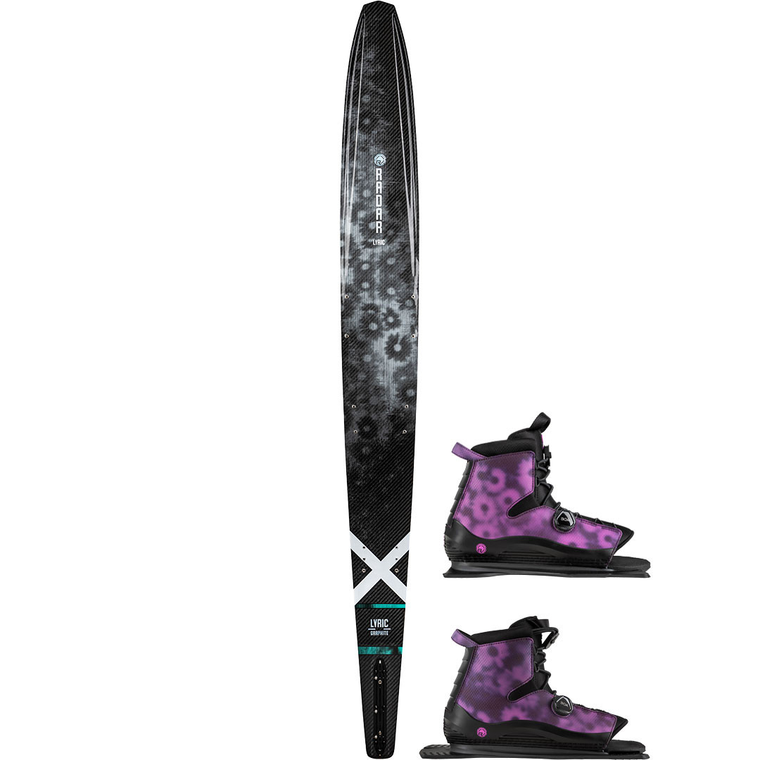 Radar Women's Lyric Graphite Water Ski w/ Double BOA Lyric 2022