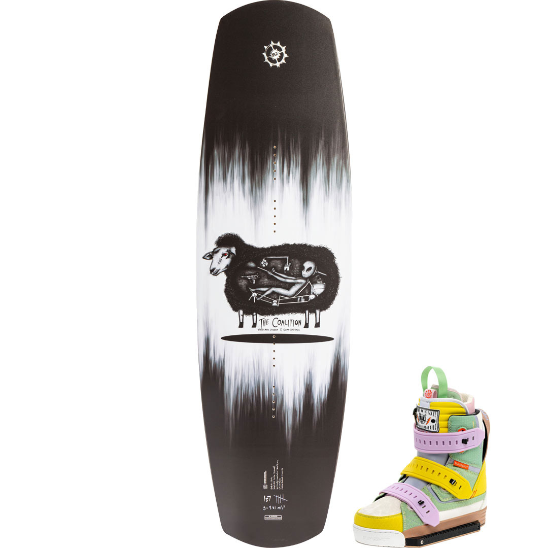 Slingshot Coalition Wakeboard Package W/ Copycat Boots 2023