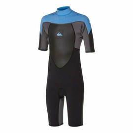 Quiksilver Boy's Syncro Men's 2MM Spring Wetsuit - Blue