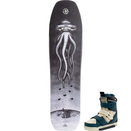 Slingshot Space Raider Wakeboard Package W/ KTV Boots - 2022