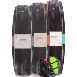 Liquid Force Vamp Wakeboard Package W/ Plush Boots - 2021