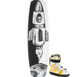 Slingshot Johnny Rocket Wakeboard Package W/ Space Mob Boots - 2023