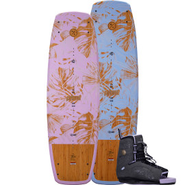 Hyperlite Prizm Women's Wakeboard W/ Viva Boots - 2023 14 Hyperlite Prizm Women's Wakeboard w/ Syn Boots - 2023