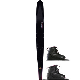 HO Women's Carbon Omni Water Ski w/ Double Women's Stance 110 - 2023