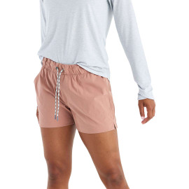 Free Fly Women's Latitude Short - Light Sangria - Front