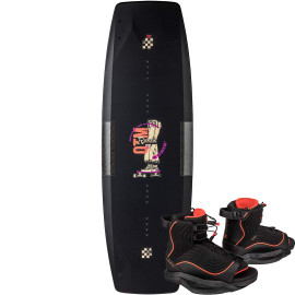 Ronix Quarter 'Til Midnight Wakeboard Package w/ Luxe Boots - 2023
