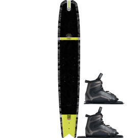 HO Hovercraft Fluro Camo Slalom Ski w/ Dbl Stance UltraLite Bindings - 2026