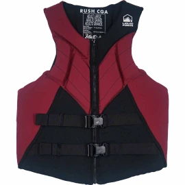 Liquid Force Rush CGA Life Jacket - Black/Maroon - Front