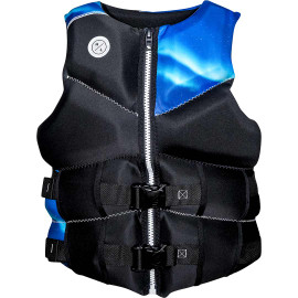Hyperlite Women's Logic Life Jacket Black/Blue - Front