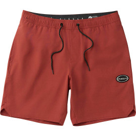 Vissla Solid Sets 17.5" Ecolastic - Red - Front