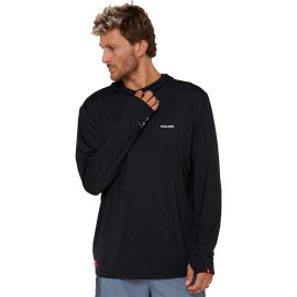 Follow Water Hood L/S - Black - Front