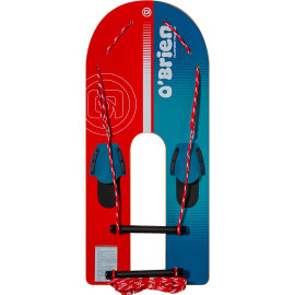 O'brien Platform Trainer Combo Water Skis - Red/Blue