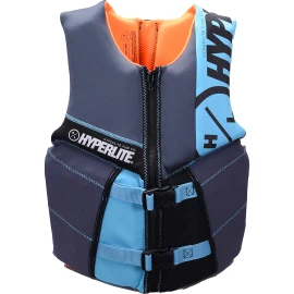 Hyperlite Girl's Youth Elite Life Jackets - Grey - Front