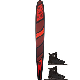 Radar Session Waterski w/ Dbl Vector BOA Water Ski Bindings - 2026