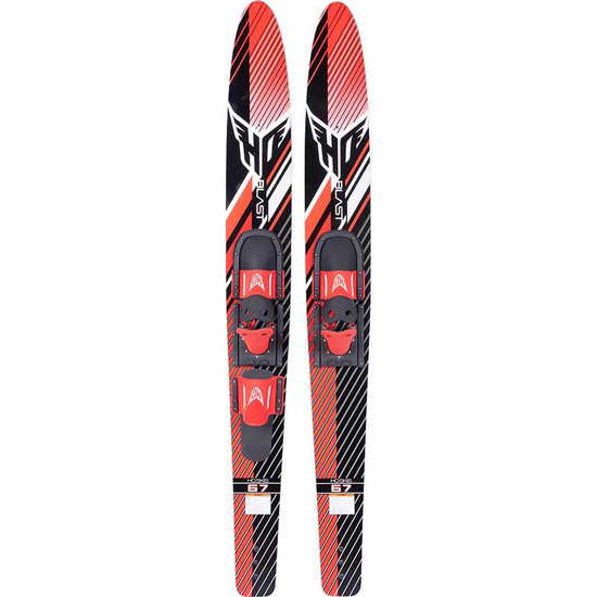 HO Blast Combo Water Skis w/ Horseshoe Binding- Top