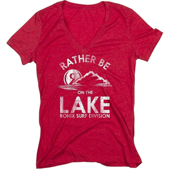 Ronix Women's On The Lake T-Shirt - Heather Red