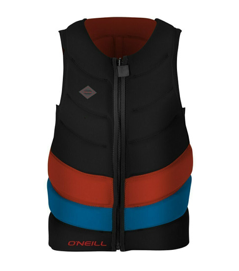 O'neill Gooru Comp Ski Vest - Red / Blue