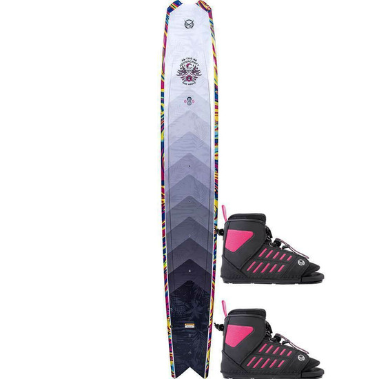 HO Women's Hovercraft Water Ski w/ Double Women's FreeMax Bindings - 2021