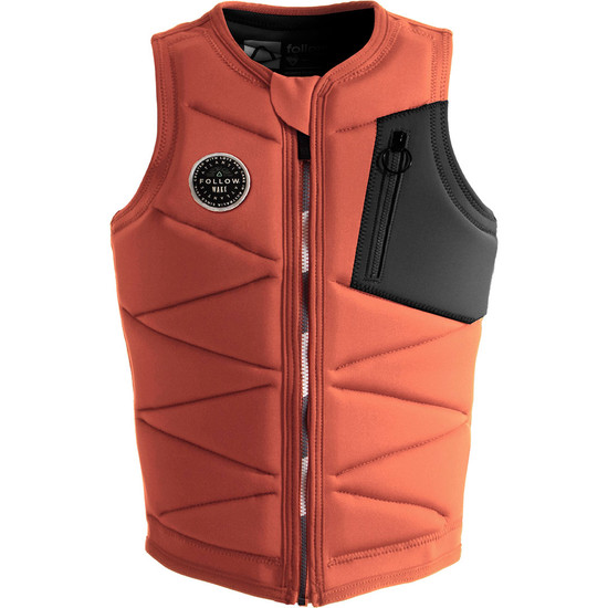 Follow Atlantis Ladies Comp Vest - Salmon Front