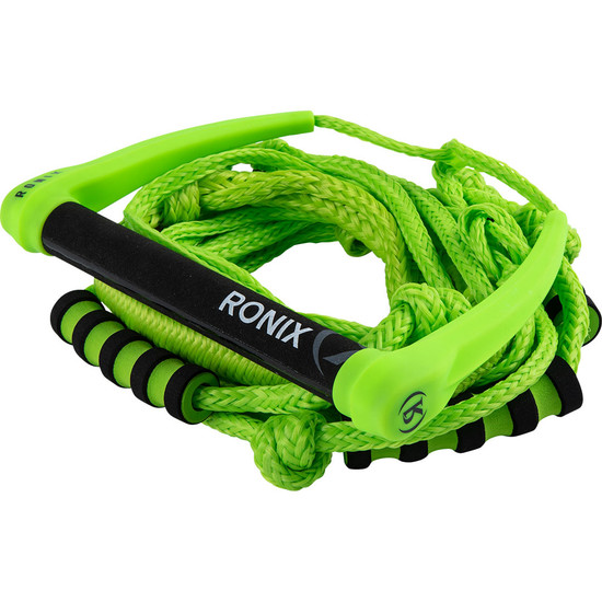 Ronix Silicone Surf Rope W/ Handle - Green