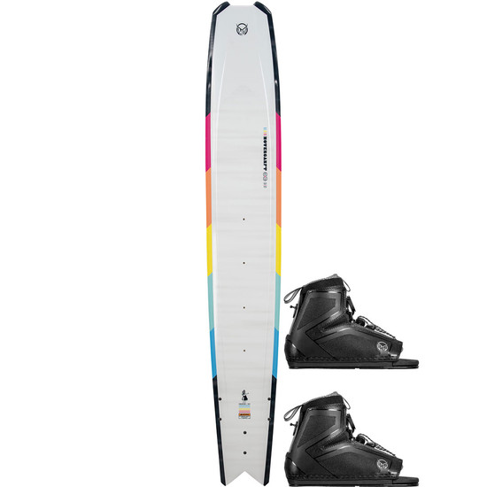 HO Hovercraft Water Ski w/ Double Stance 110 Bindings - 2022 - White