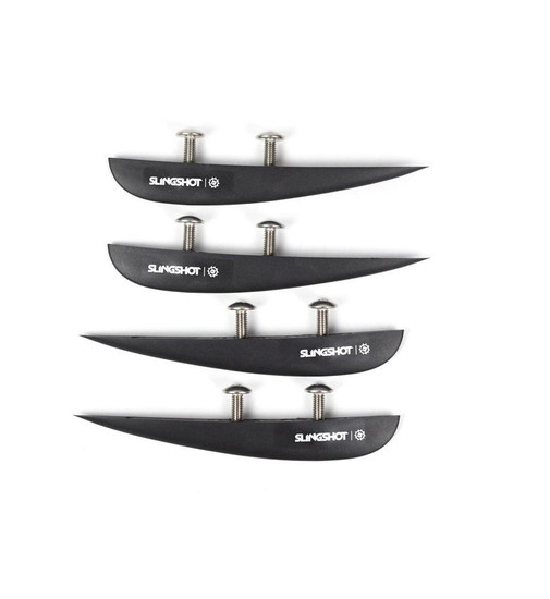 Slingshot 6" Wake Fin- Pack of 4 - Black
