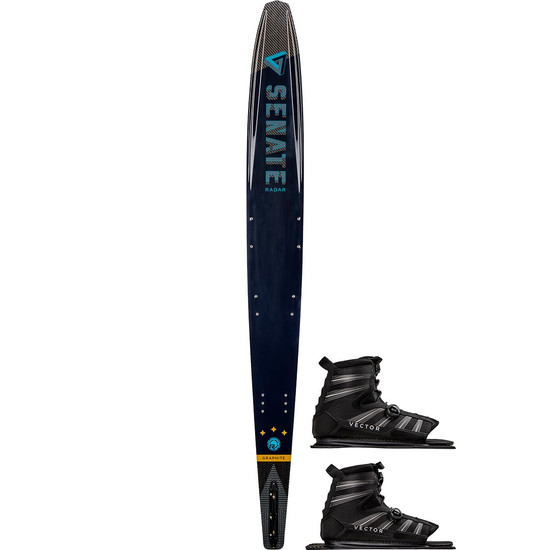 Senate Graphite Water Ski w/ Double BOA Vector - 2023