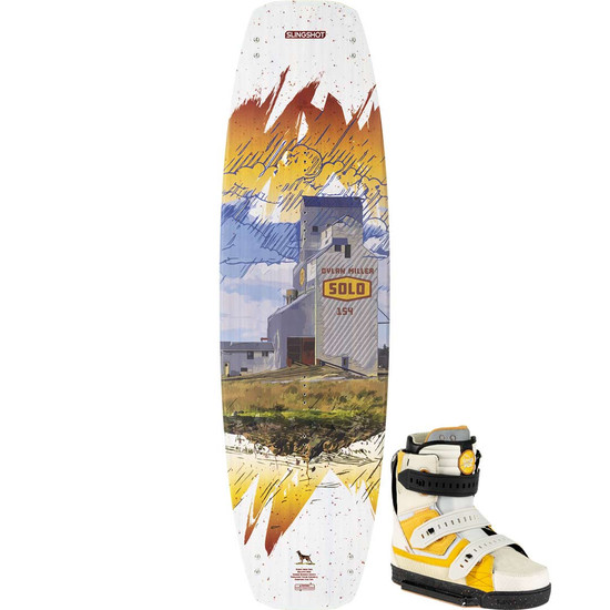 Slingshot Solo Wakeboard Package W/ Space Mob Boots - 2023