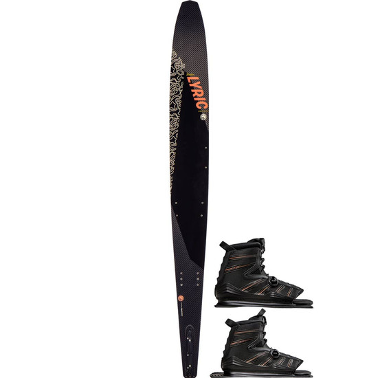 Radar Women's Lyric Graphite Water Ski w/ Double BOA Lyric - 2024