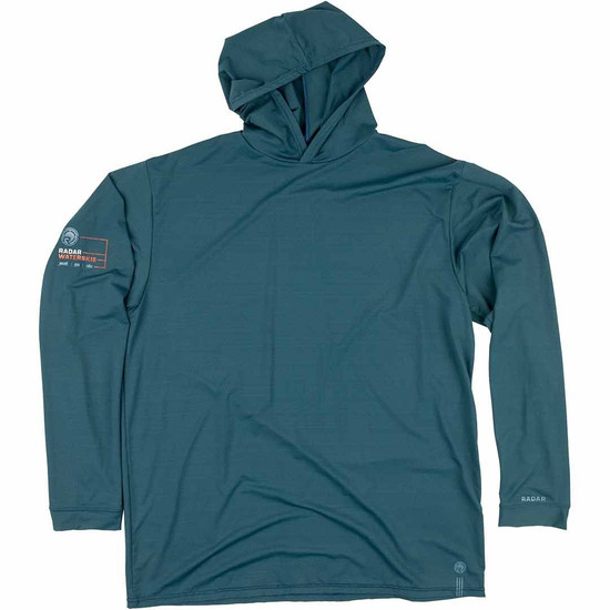 Radar UV Solar Barrier Hoodie - Emerald Blue