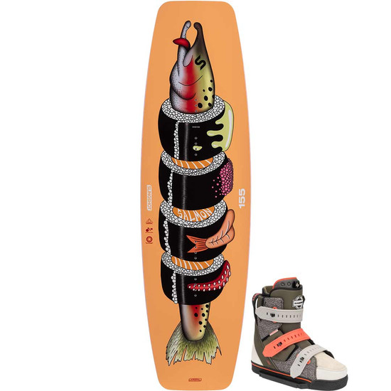 Slingshot Salmon Wakeboard w/ Zuupack Boots - 2024