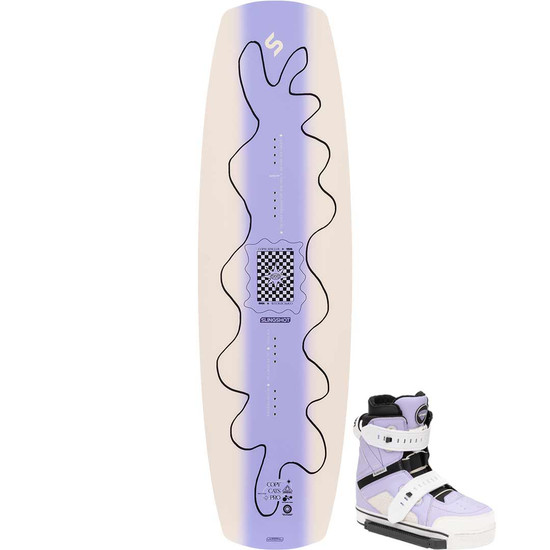 Slingshot Copycat Pro Women's Wakeboard Package w/ Jewel Boots - 2024