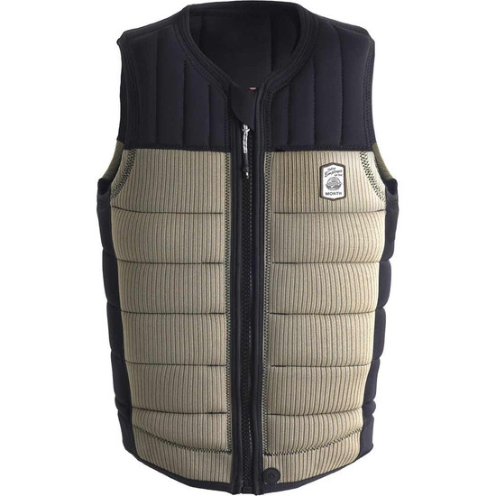 Follow Employee of the Month Comp Vest - Khaki Front