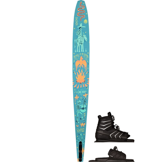 Radar T.R.A. Boy's Slalom Ski w/ Kid's TRA Binding & RTP - 2026