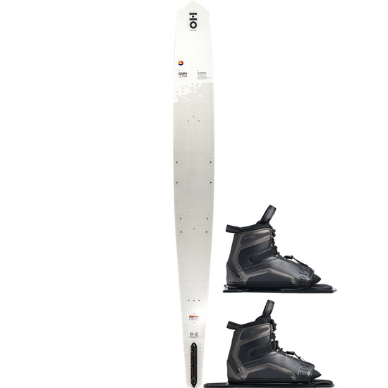 HO Omni Ultra White Slalom Ski w/ Dbl Stance UltraLite Bindings - 2026