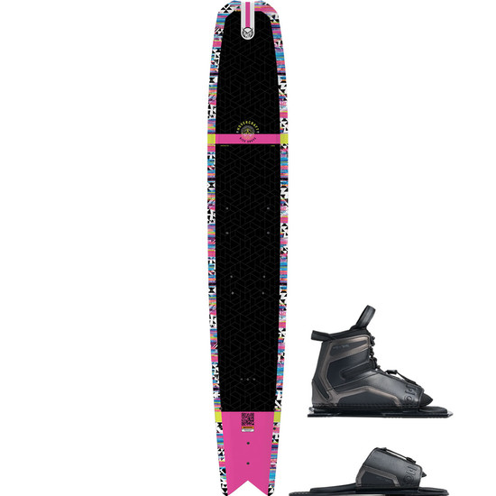 HO Hovercraft Tribal Pink Slalom Ski w/ Stance UltraLite Binding & RTP - 2026