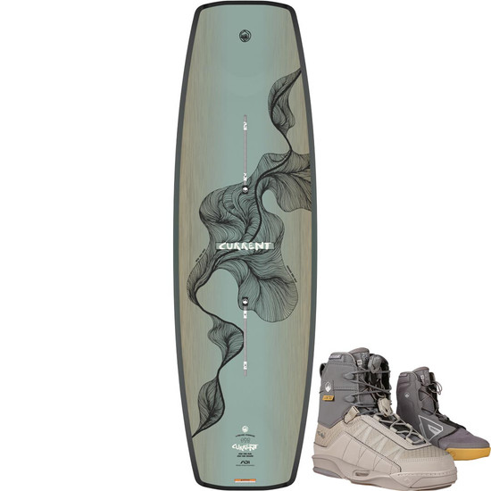 Liquid Force Current Wakeboard w/ Peak 4D Bindings - 2026