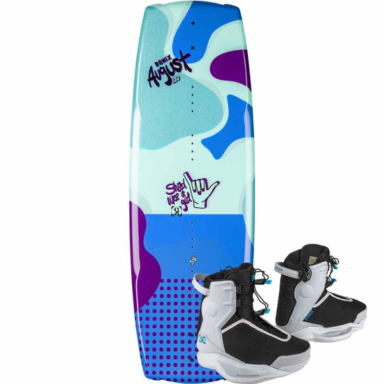 Ronix August Girl's Wakeboard w/ Vision Pro Bindings - 2026