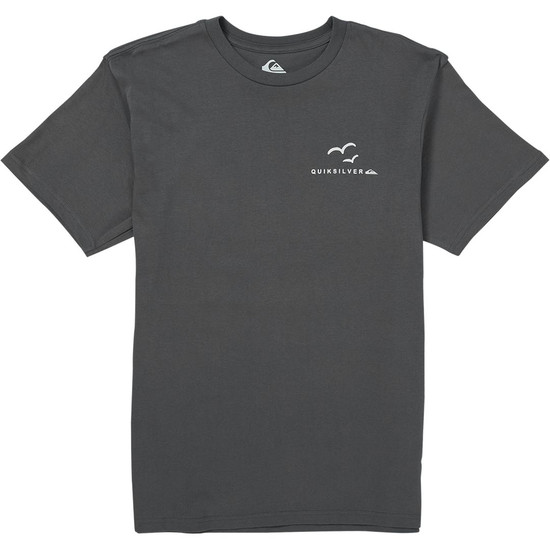 Quiksilver Happy Trails Short Sleeve T-Shirt - Iron Gate - Front