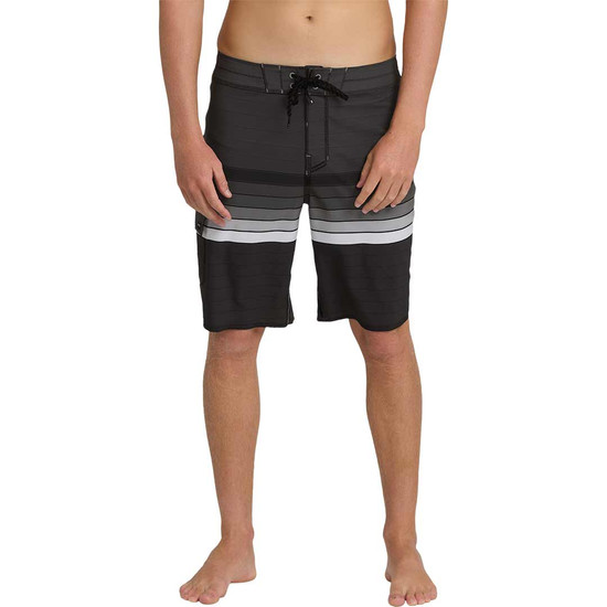 Billabong All Day Stripe Pro Boardshorts - Black - Front
