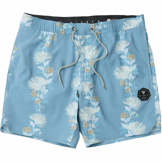 Vissla Pins 16.5" Ecolastic - Faded Denim - Front