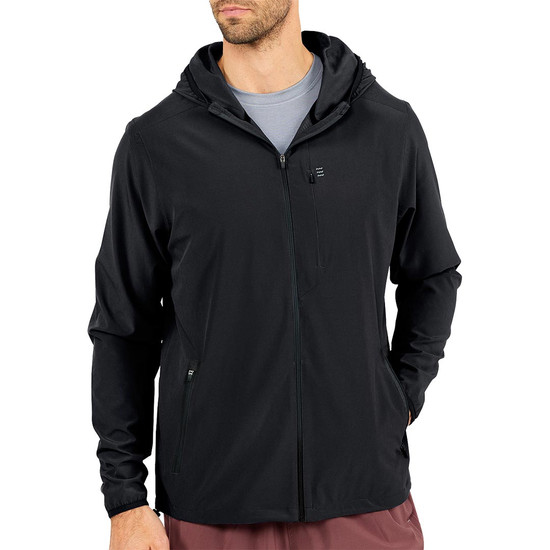 Free Fly Men's Breeze Jacket - Black - Front