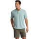 Free Fly Men's Bamboo Flex Polo II Tee - Heather Ocean Mist