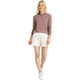 Free Fly Women's Bamboo Shade Hoodie II - Fig - Full Front View