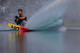 HO Omni Ultra Slalom Water Ski - Black - In Action