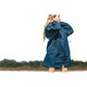 Ronix Head Honcho Changing Poncho - Navy Blue / Grey - in use